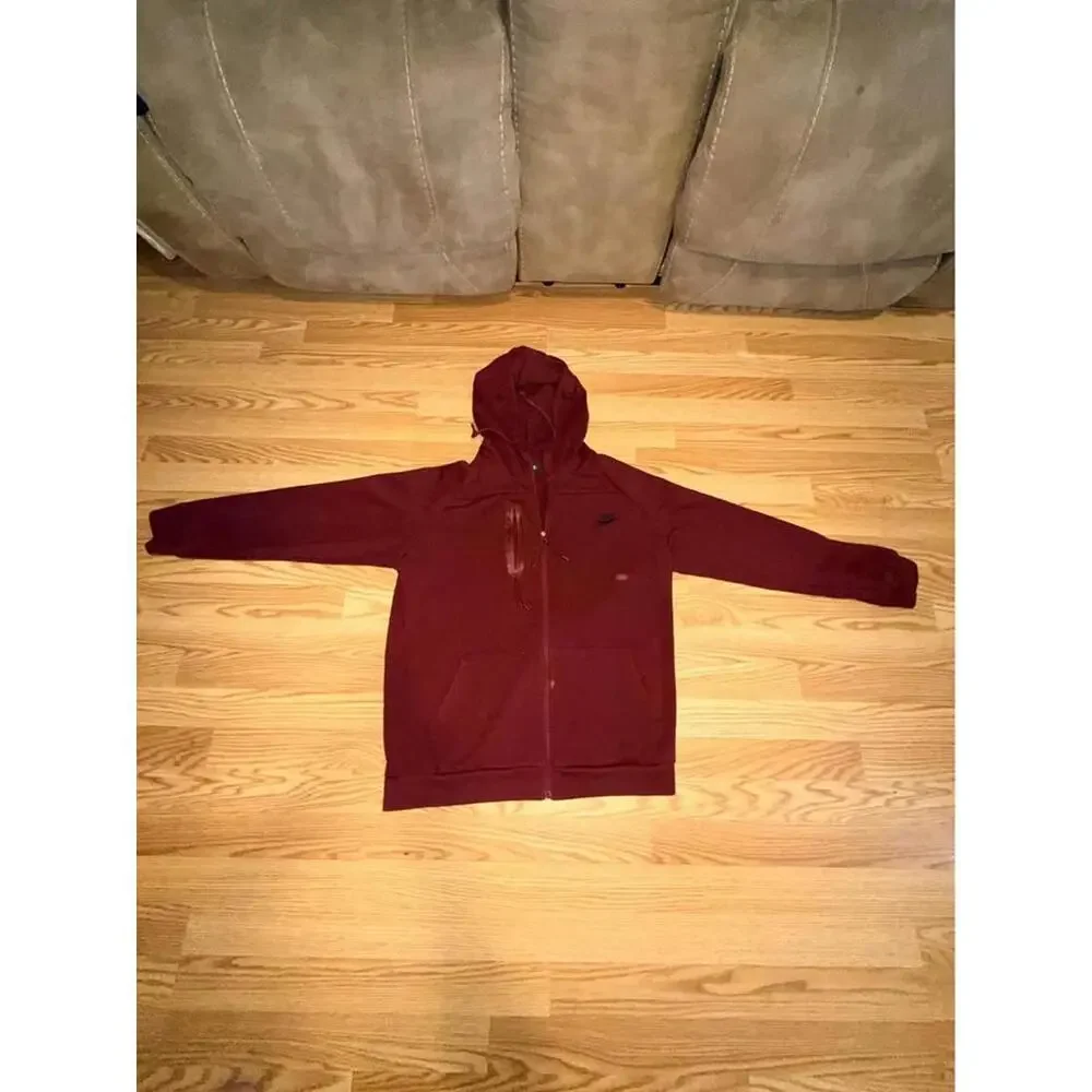 Nike Red Full-Zip Hoodie L